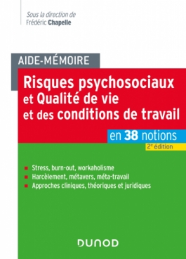 Aide-mémoire - Risques psychosociaux et qualité de vie et des conditions de travail
