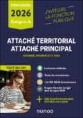 Concours Attaché territorial, Attaché principal - Tout-en-un - 2026