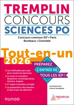 Tremplin Concours Sciences Po Tout-en-un 2026