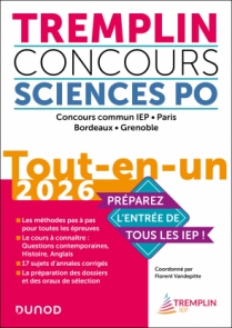 Tremplin Concours Sciences Po Tout-en-un 2026