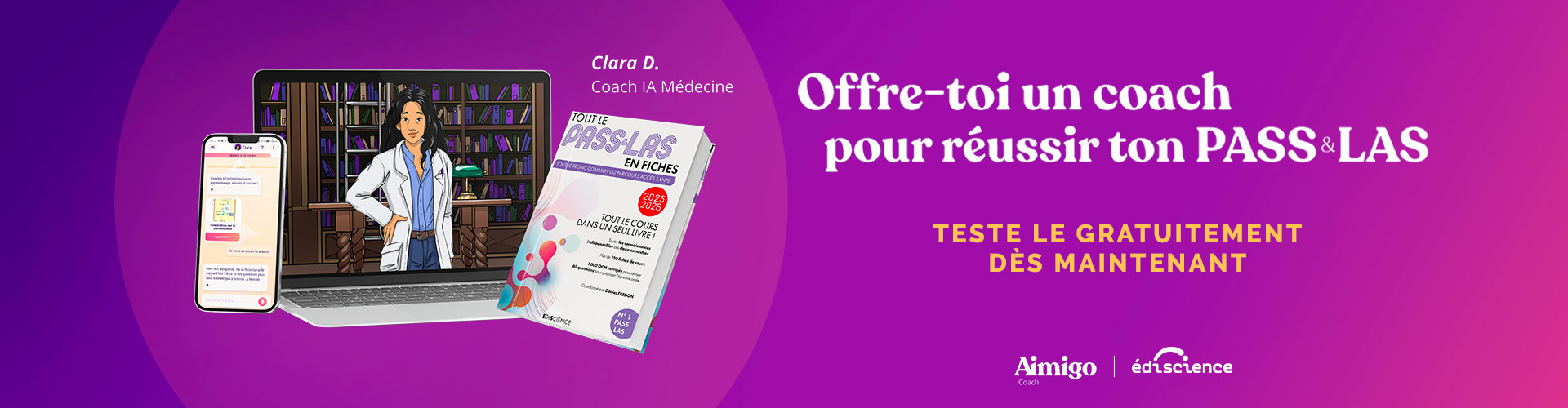 Découvrez Aimigo, le coach virtuel qui révolutionne vos révisions en PASS-LAS !