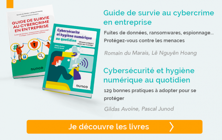Selection de 2 ouvrages sur la cybersecurite pour la sphere familiale ou en entreprise
